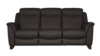 3 Seater Sofa. Como Black Leather